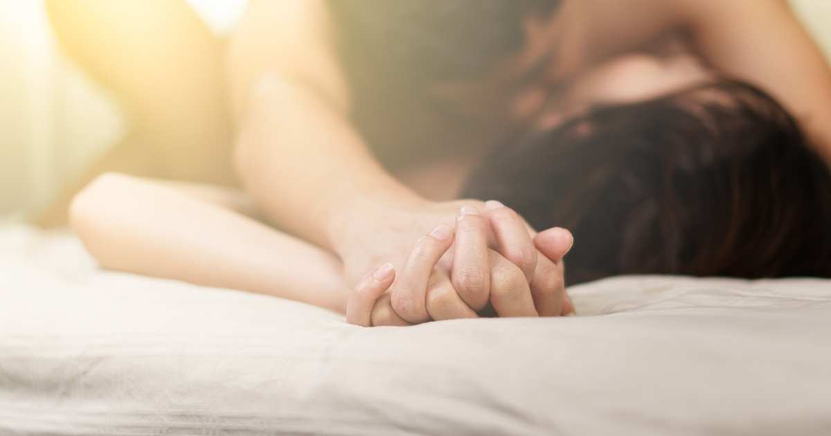 couple holding hands