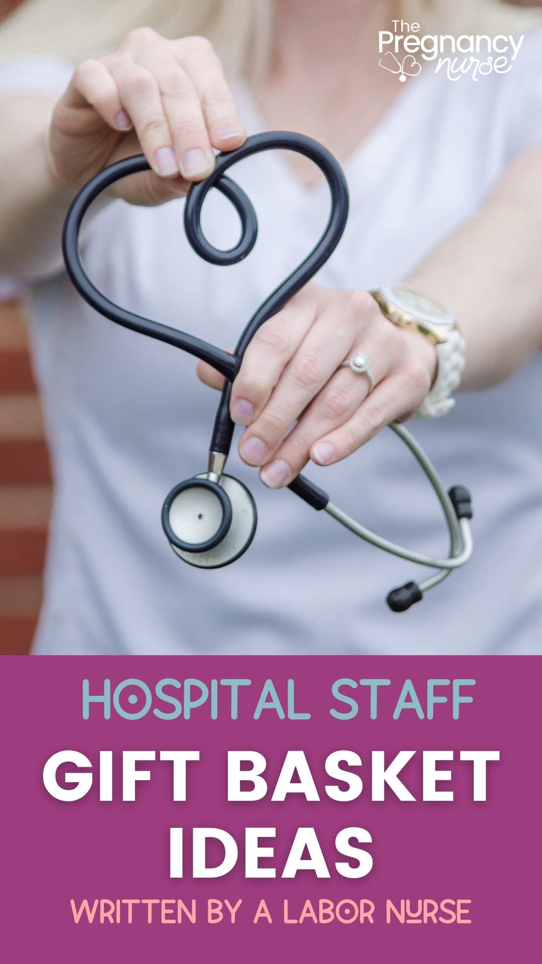 heart stethoscope / hospital staff gift basket ideas